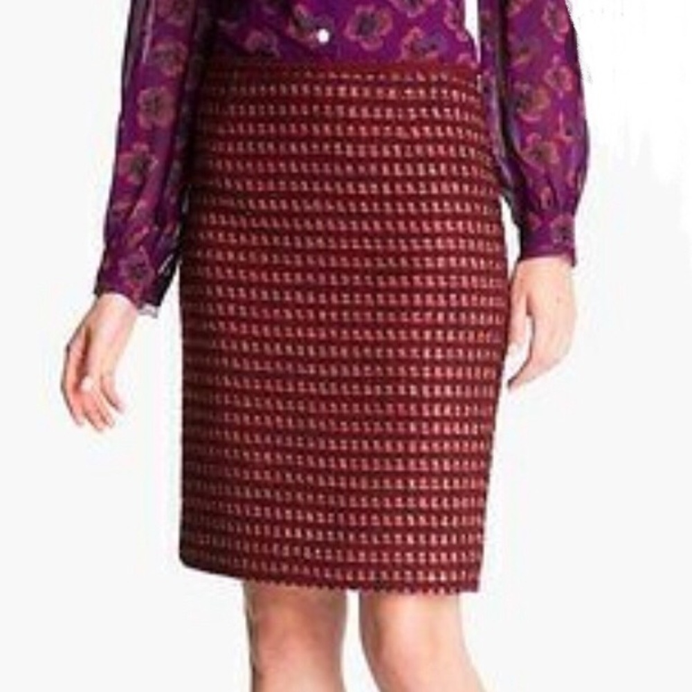 Tory Burch Victory Tweed Skirt